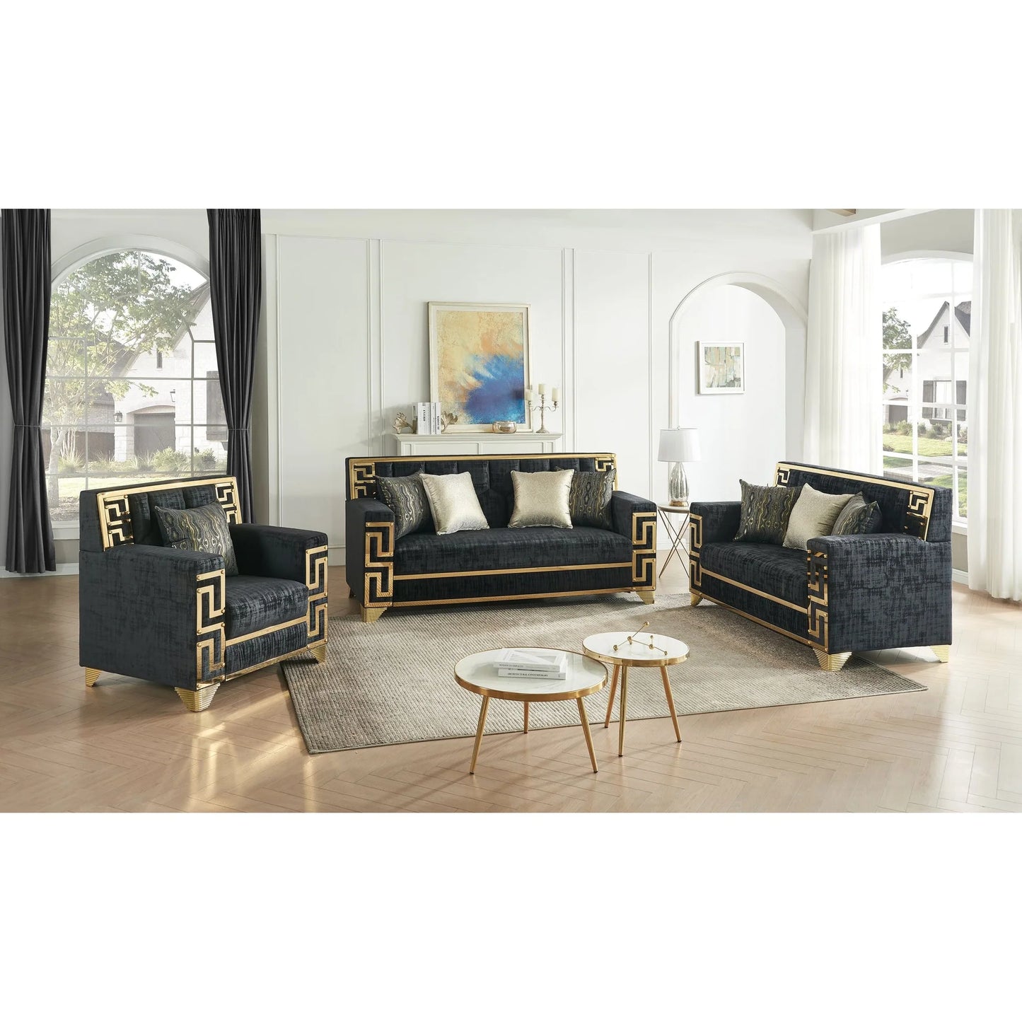 Hira Sofa & Loveseat Set