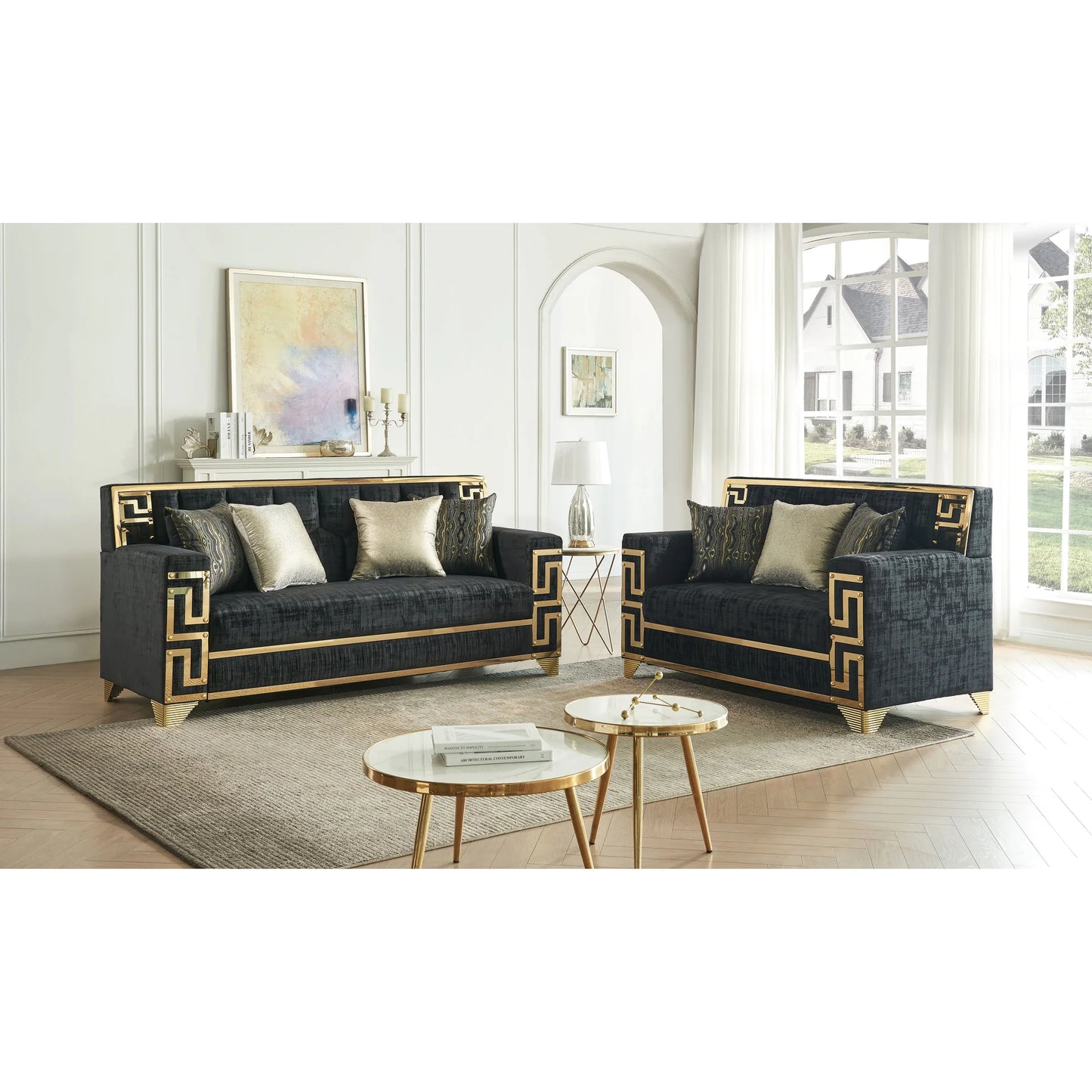 Hira Sofa & Loveseat Set