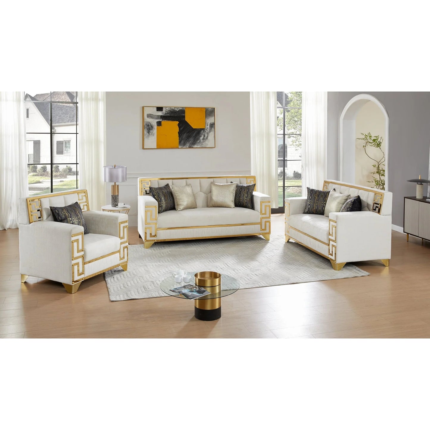 Hira Sofa & Loveseat Set